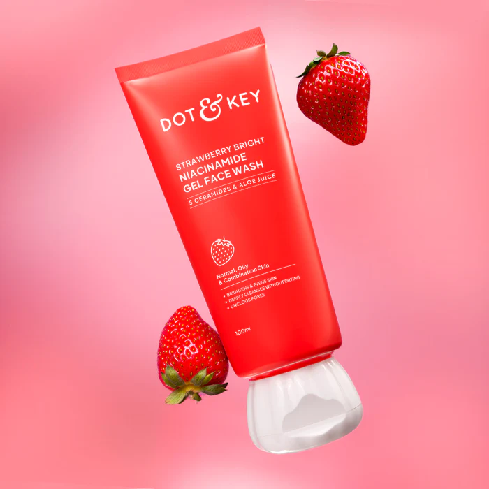 Dot & Key Strawberry Bright Niacinamide Gel Face Wash